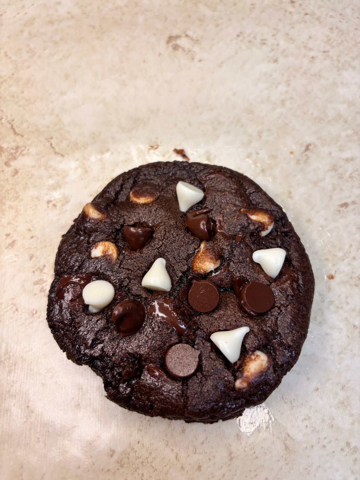 Double chocolate chip cookie